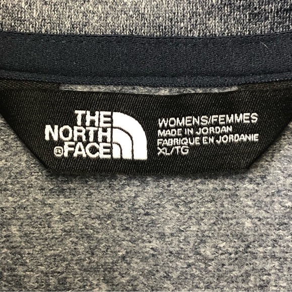 The North Face women’s quarter zip charcoal pullover XL - Picture 3 of 9